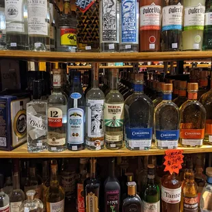 TEQUILA AND MEZCAL SELECTION IS SOLID