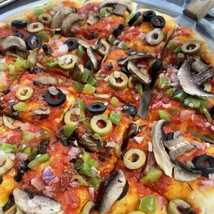 Veg pizza without cheese