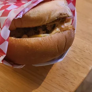 Zinger Sandwich, more bread than chicken.