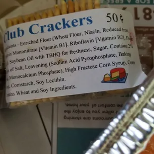 Even charged for cracker (club).