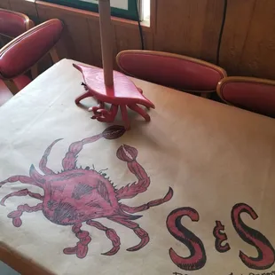 Theres one table and this is it.