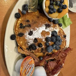 Blueberry Pancake Plate