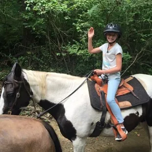 Can't beat a day on horseback.
