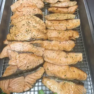 New lemon pepper salmon is so good