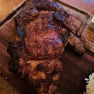 Ribeye 16 oz. Cooked perfectly