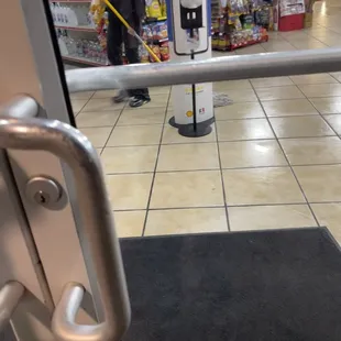 a woman in a grocery store