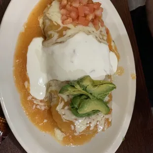 Smothered burrito