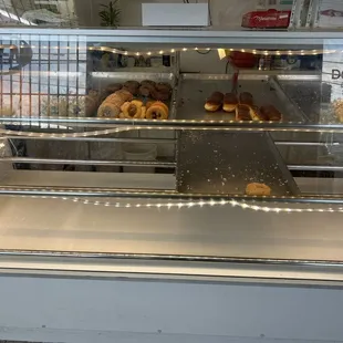 Not many donuts after the noon hour