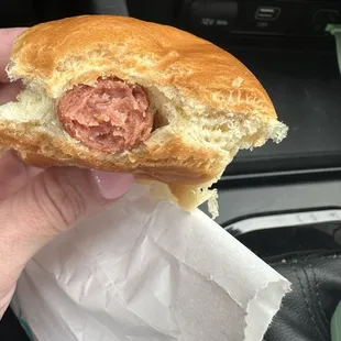 Kolache sausage and cheese