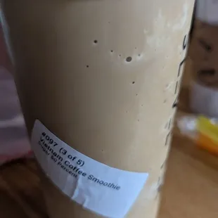 Vietnamese Coffee Smoothie