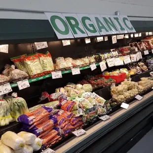 They got an organic section!