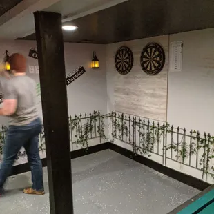 Darts downstairs