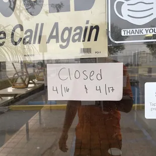 Almost 6 Years Coming Here And Never Have They Closed On Weekends. #younewownerssuck