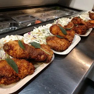 Fried Chicken for one table.