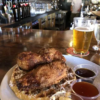 Fried Chicken & Cornbread Waffles (Not available after 4pm.)