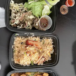 Tom yum, crying tiger, fried rice, drunken noodles, Thai tea