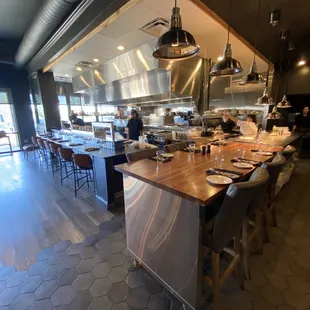 Open Kitchen in main dining room