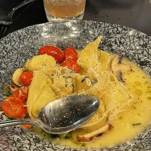 Goat cheese ravioli