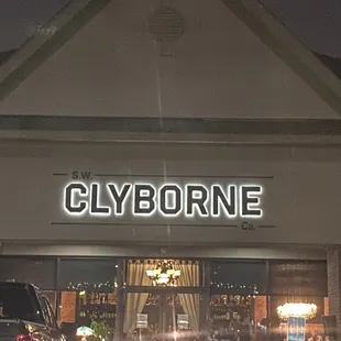 Outside entrance.