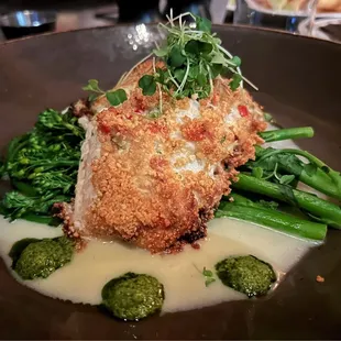 Crab Crusted Walleye