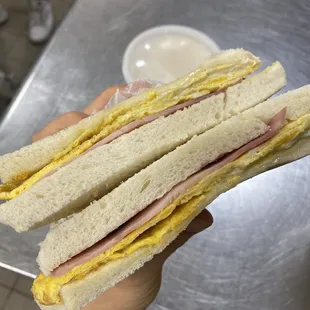 Ham and egg