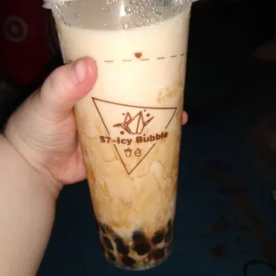 Close up of wintermelon tea