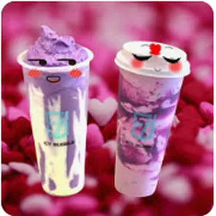 two cups of ice cream
