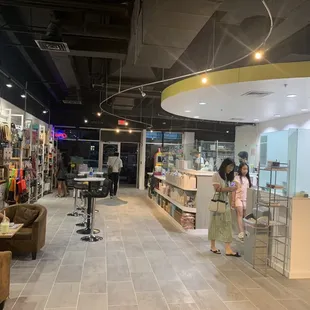 the inside of a store