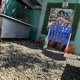 We have a giant connect 4