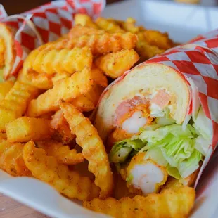 Po&apos;boy sandwich available on our Lunch Special menu.