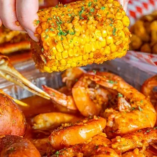 You Peel Em Shrimp Boils available at SA Seafood.