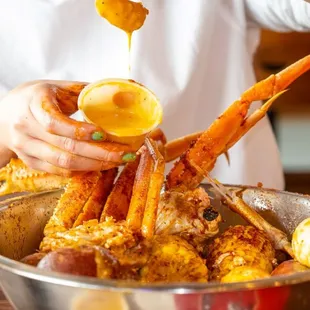 Crab Boils available at SA Seafood