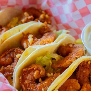 Shrimp Tacos at SA Seafood in San Antonio