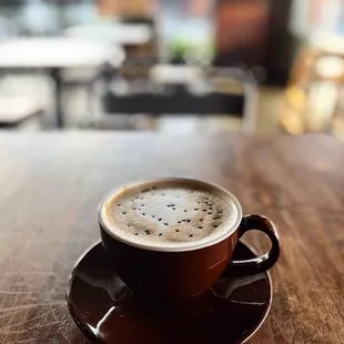 Black sesame latte