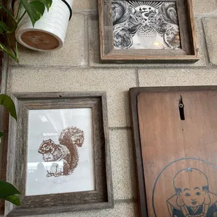 Decorations inside! Squirrel!!