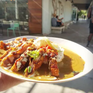 Curry Chicken Toast