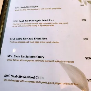 menu, sandwiches