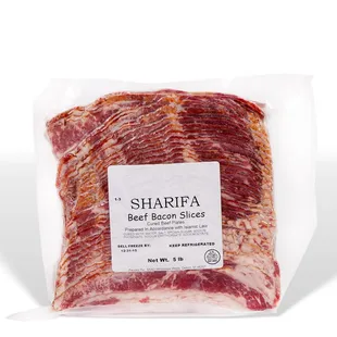 a close up of a piece of beef