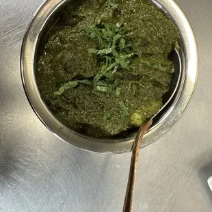 Aalo Aloo Saag