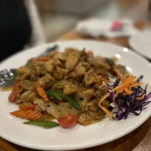Tofu Drunken Noodle