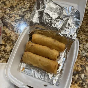 1. Crispy Spring Rolls