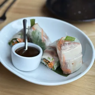 Summer Roll, bbq pork version