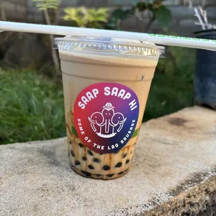 Brown Sugar Milk Tea w/ Brown Sugar Boba