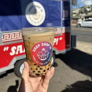 Brown Sugar Milk Tea w/ Brown Sugar Boba
