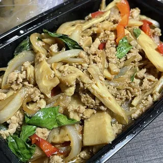 Spicy Basil with Bamboo