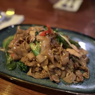 Pad Kee Mow with Chicken