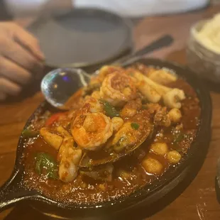 Spicy Sizzling Seafood