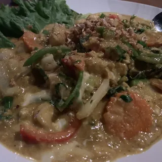 Seafood Curry Stir Fry