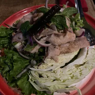 Grilled Pork Shoulder Salad