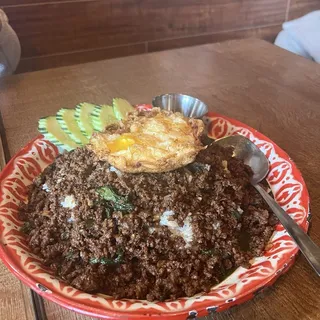 Wagyu Basil Tray